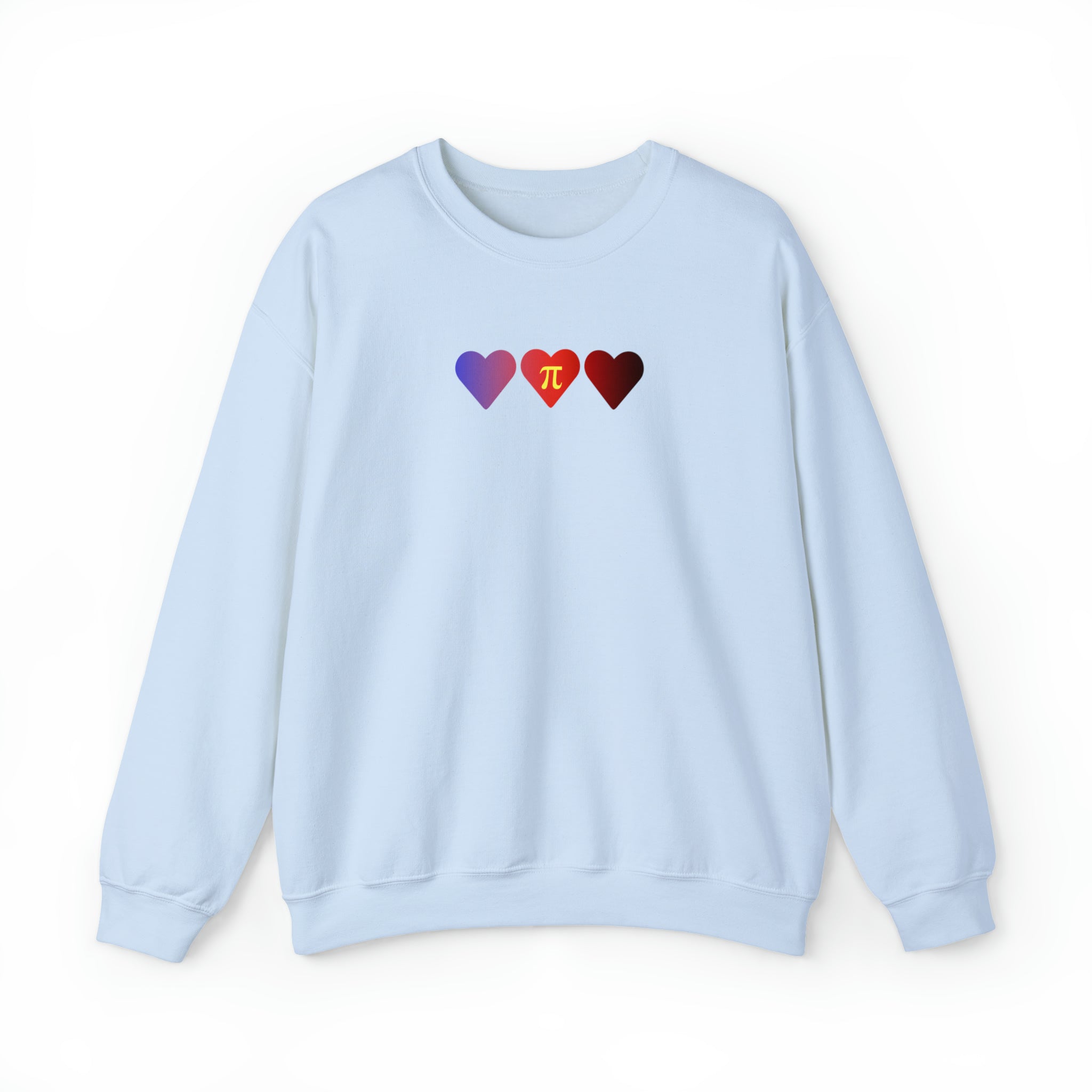 Polyamory Flag Hearts Sweatshirt: Pride LGBTQ+ Gradient Design