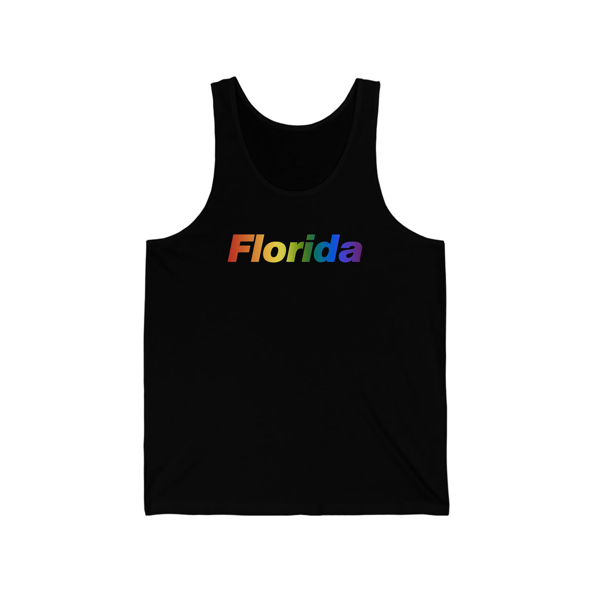 Florida Tank-Top: Vibrant Pride Gradient Design