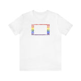 Colorado Pride Flag Tee: Rainbow LGBTQ+ State Silhouette Distressed Shirt