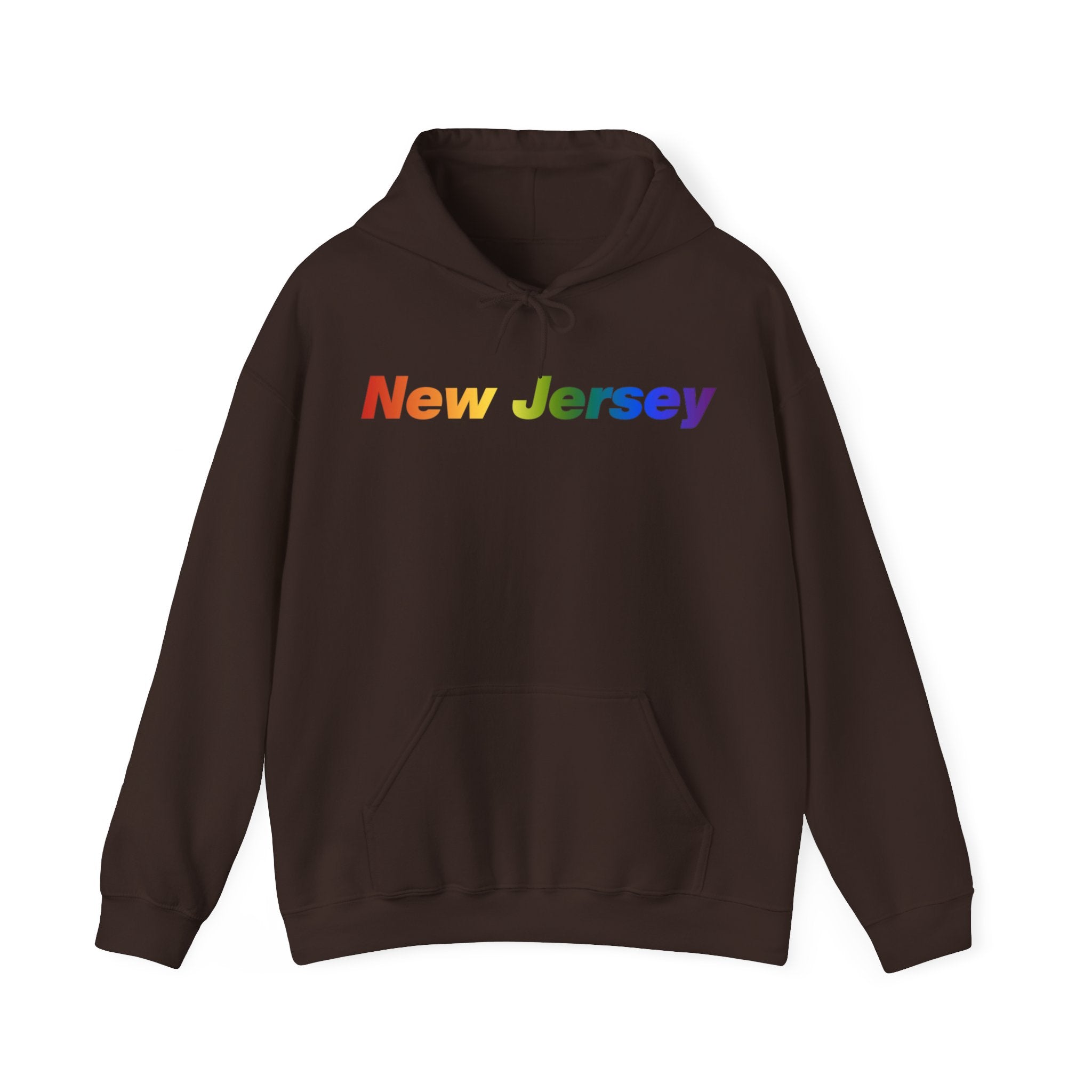 New Jersey Hoodie: Vibrant Pride Gradient Design