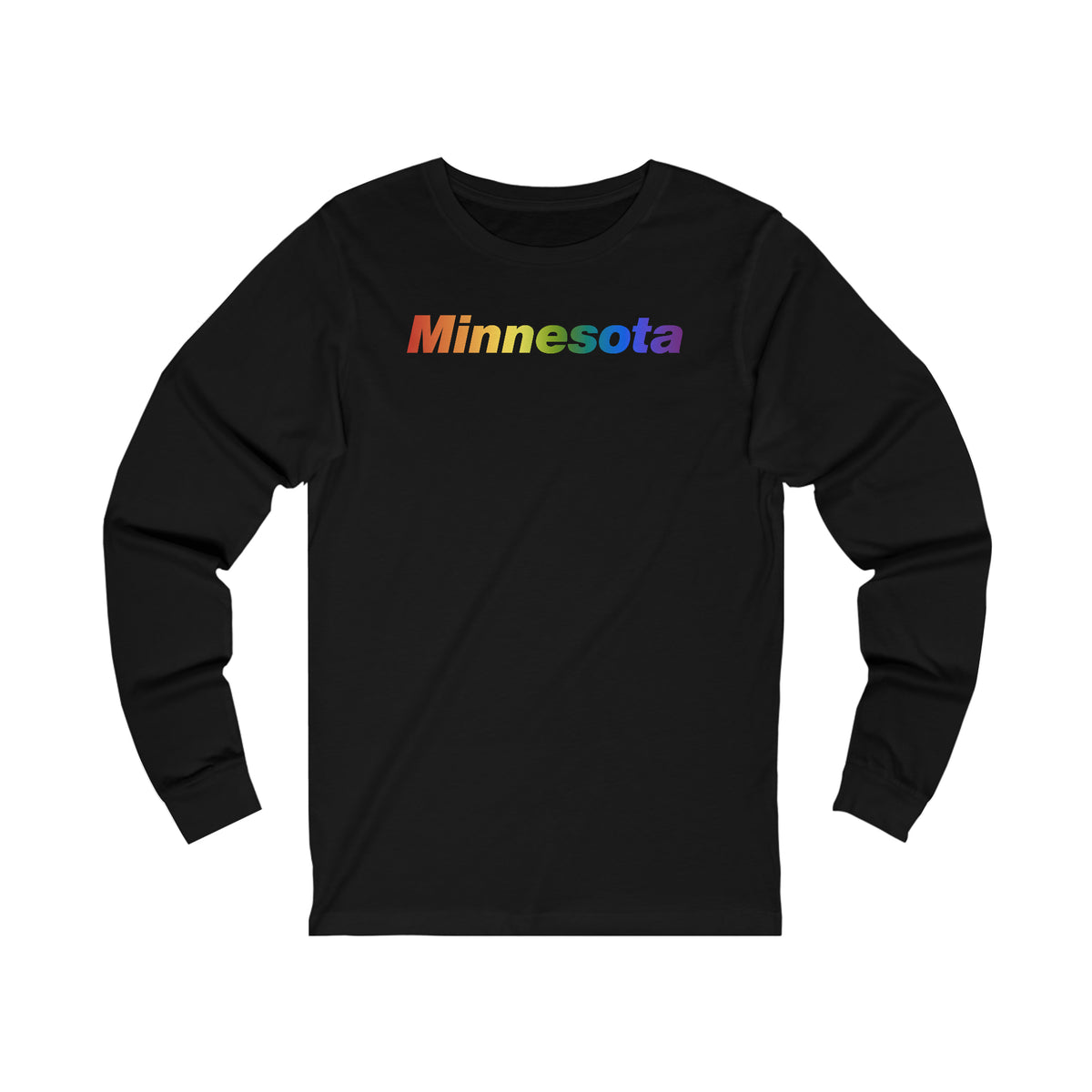 Minnesota Long Sleeve Tee: Pride Gradient Design