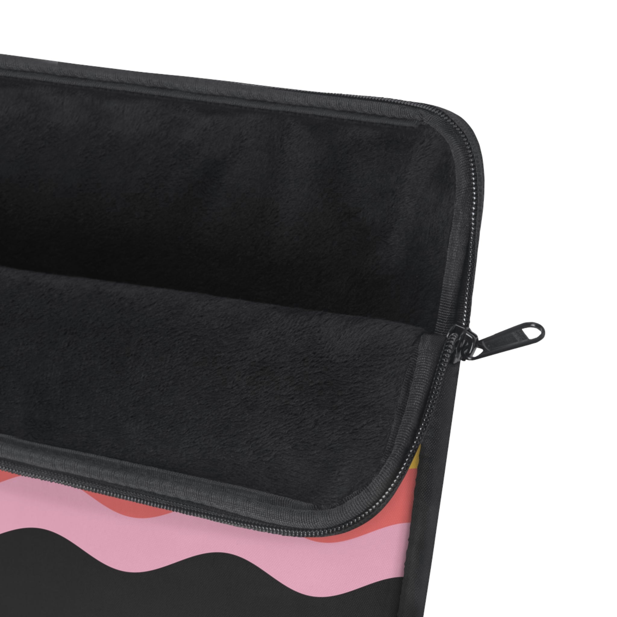 Queer Pride Flag Laptop Sleeve: Ripple Print Protective Case