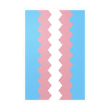 Transgender Flag Wavey Decal: Sharp Pride Sticker