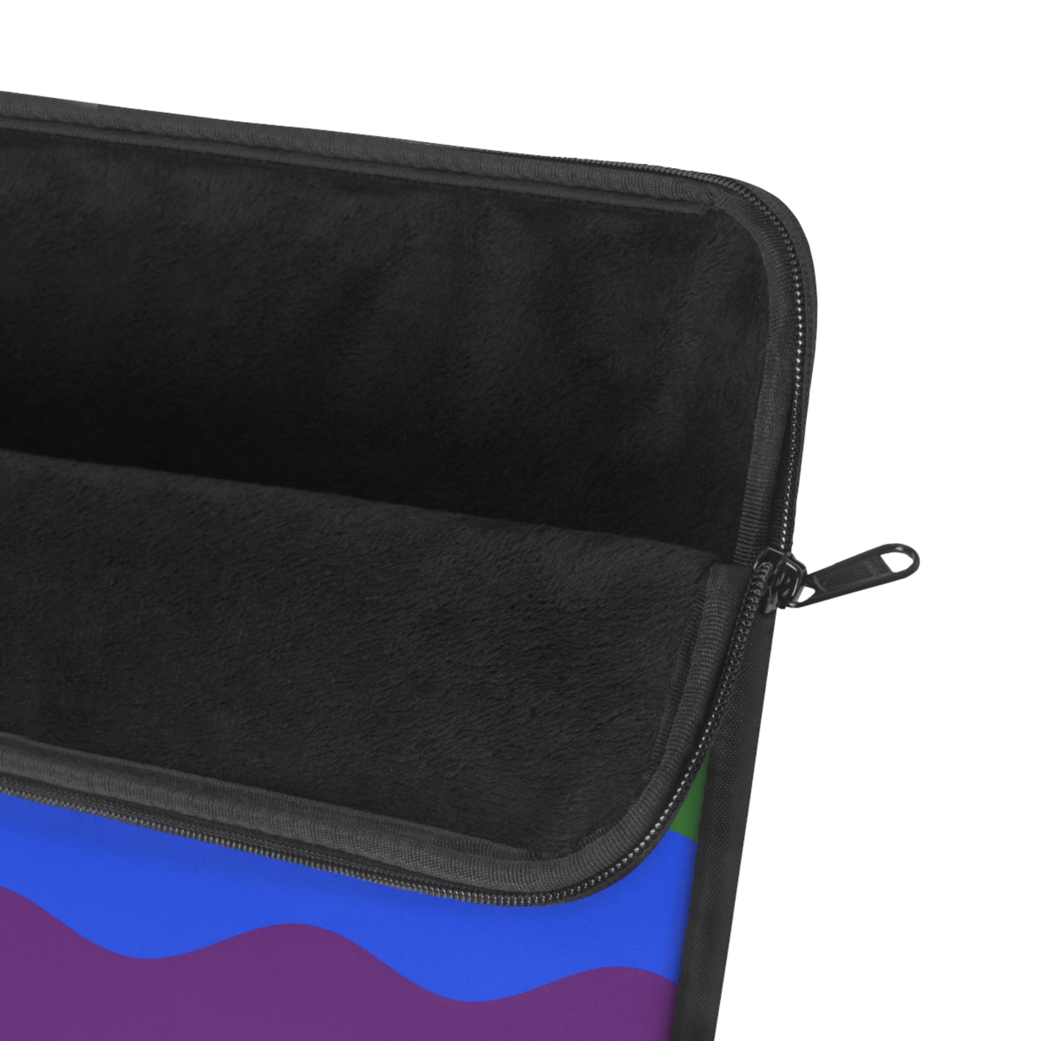 Pride Flag Laptop Sleeve: Ripple Print Protective Case