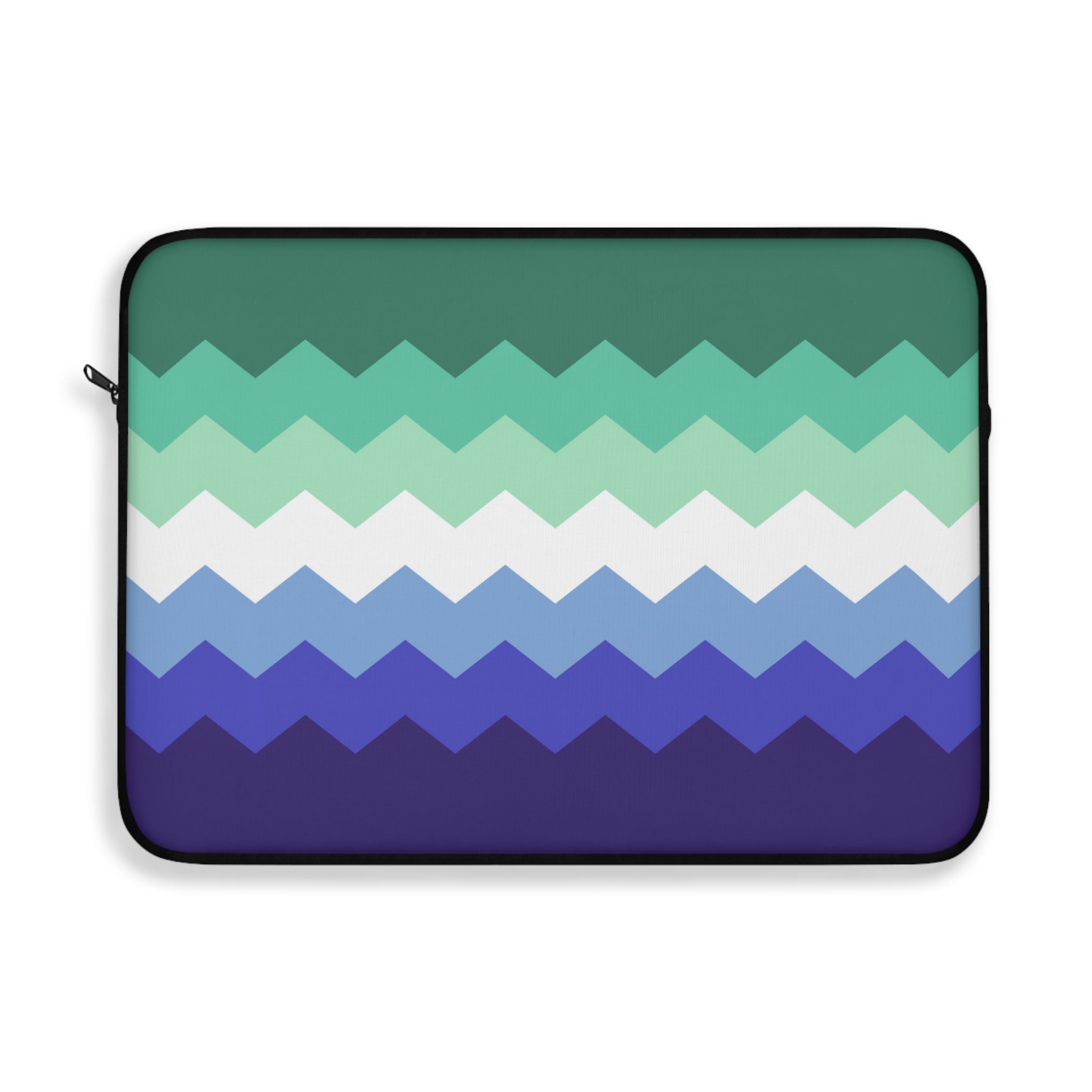 Gay Pride Flag Laptop Sleeve: Wavey Print Protective Case