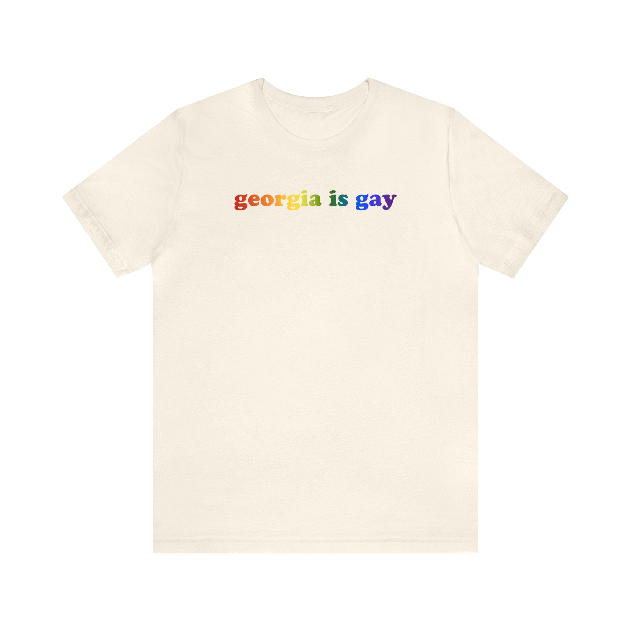 Georgia is Gay Pride T-Shirt: LGBTQ+ Flag Gradient Tee