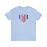 Polyamory Heart Lines T-Shirt: Pride Gradient Tee