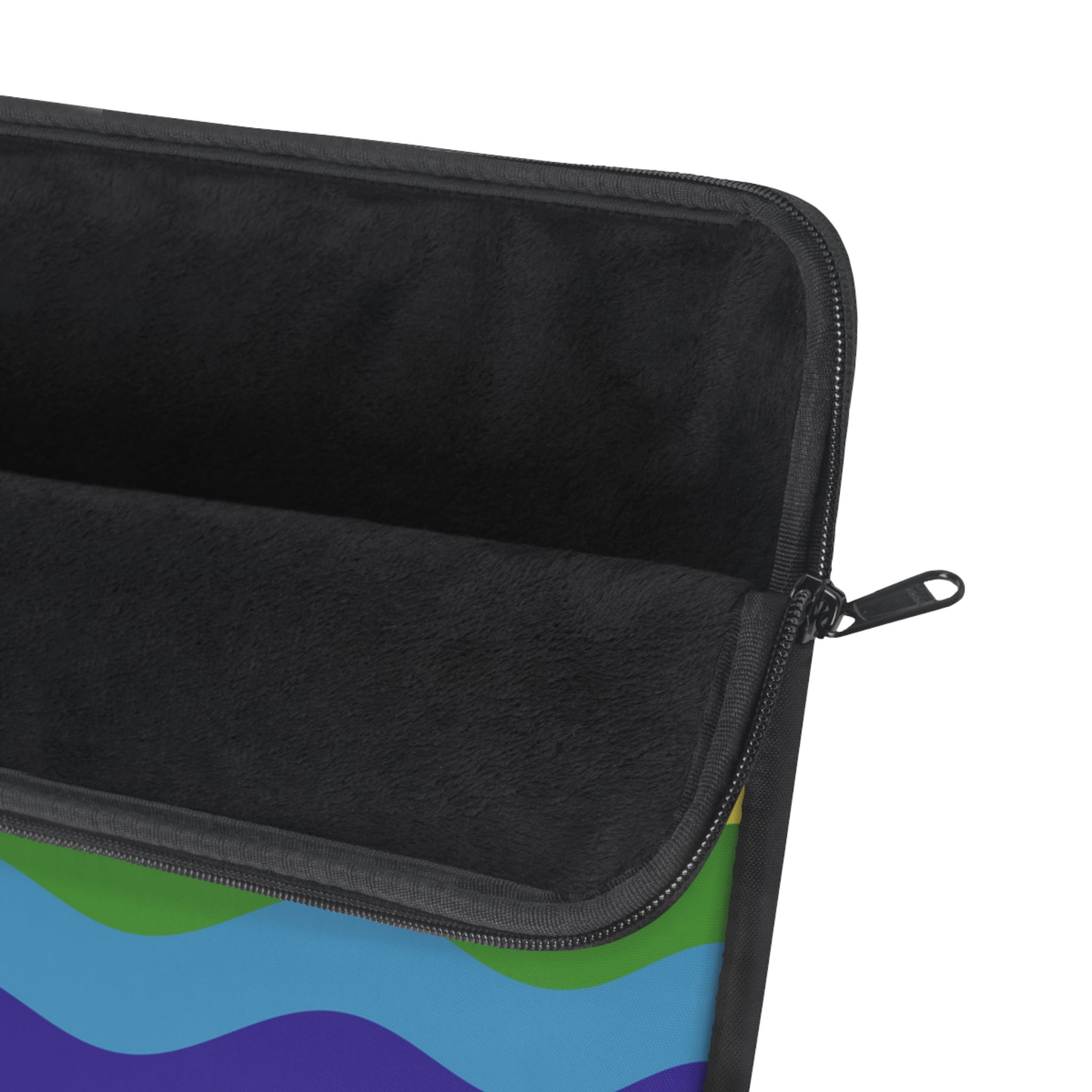 Gilbert Baker Pride Flag Laptop Sleeve: Ripple Print Protective Case