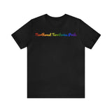Northwest Territories Pride T-Shirt: Flowing Cursive Design with LGBTQ+ Gradient