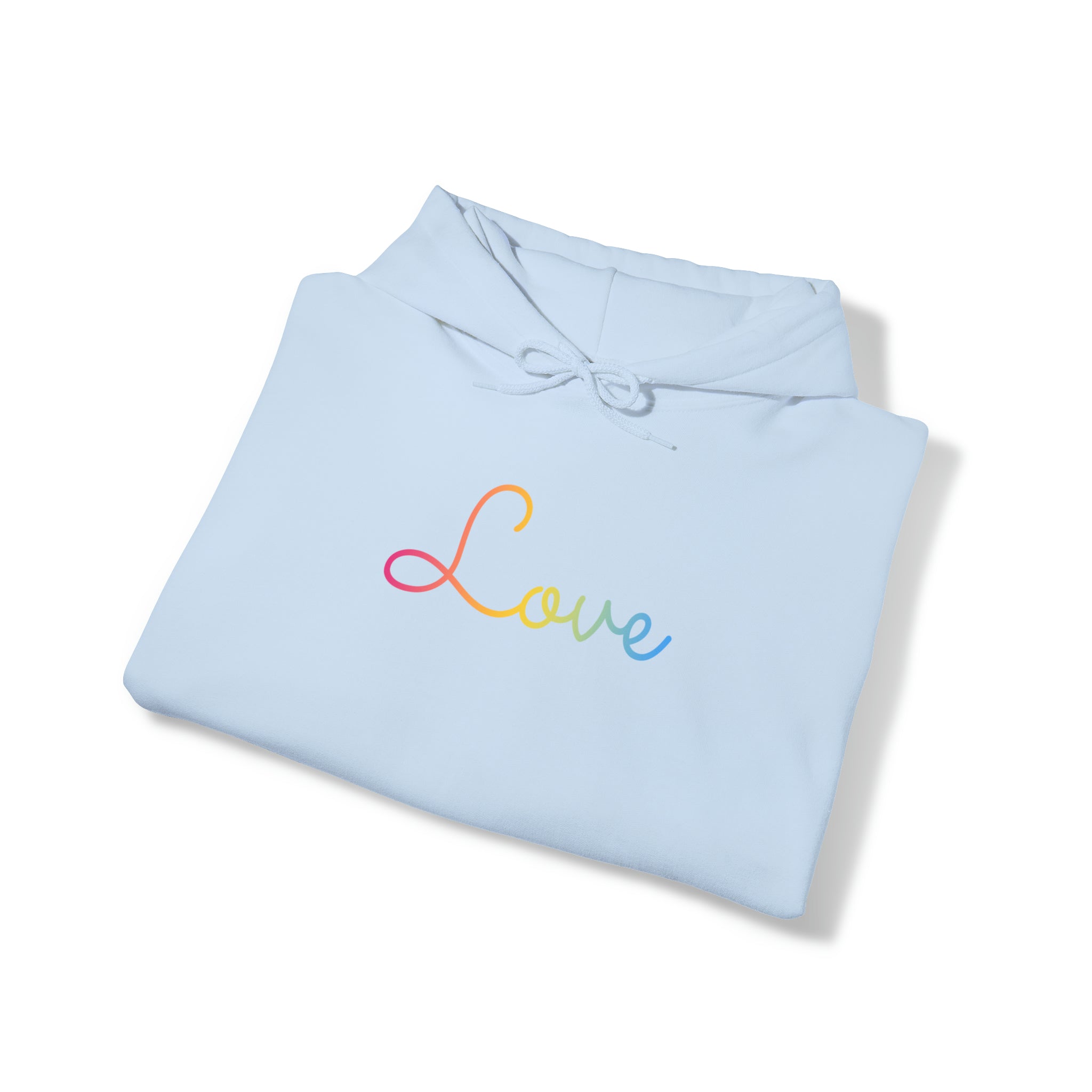 Pansexual Love Script Hoodie: Subtly Elegant Pride Sweatshirt