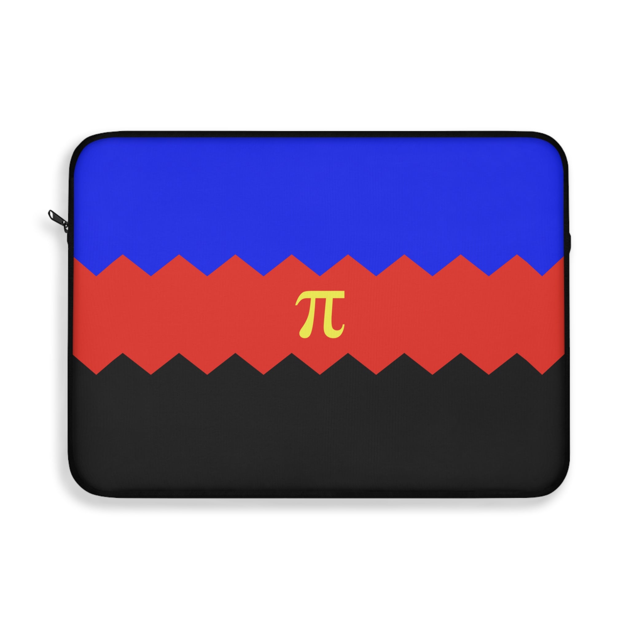 Polyamory Pride Flag Laptop Sleeve: Wavey Print Protective Case