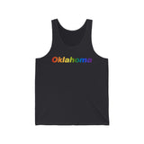 Oklahoma Tank-Top: Vibrant Pride Gradient Design