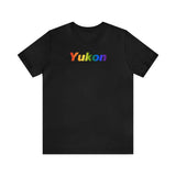 Yukon Pride Gradient T-Shirt: LGBTQ+ Designed Tee