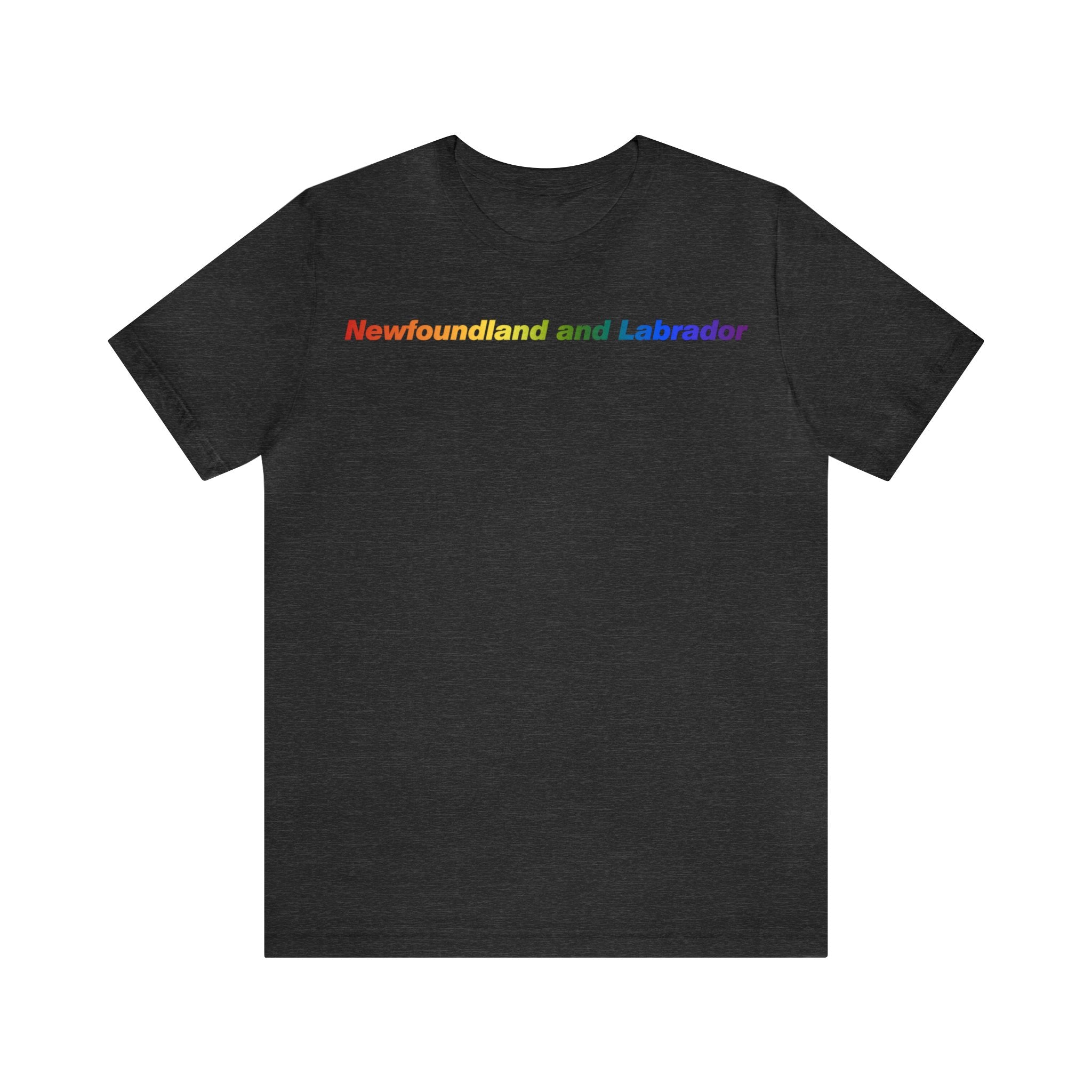 Newfoundland and Labrador Pride Gradient T-Shirt: LGBTQ+ Designed Tee