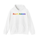 South Dakota Hoodie: Vibrant Pride Gradient Design
