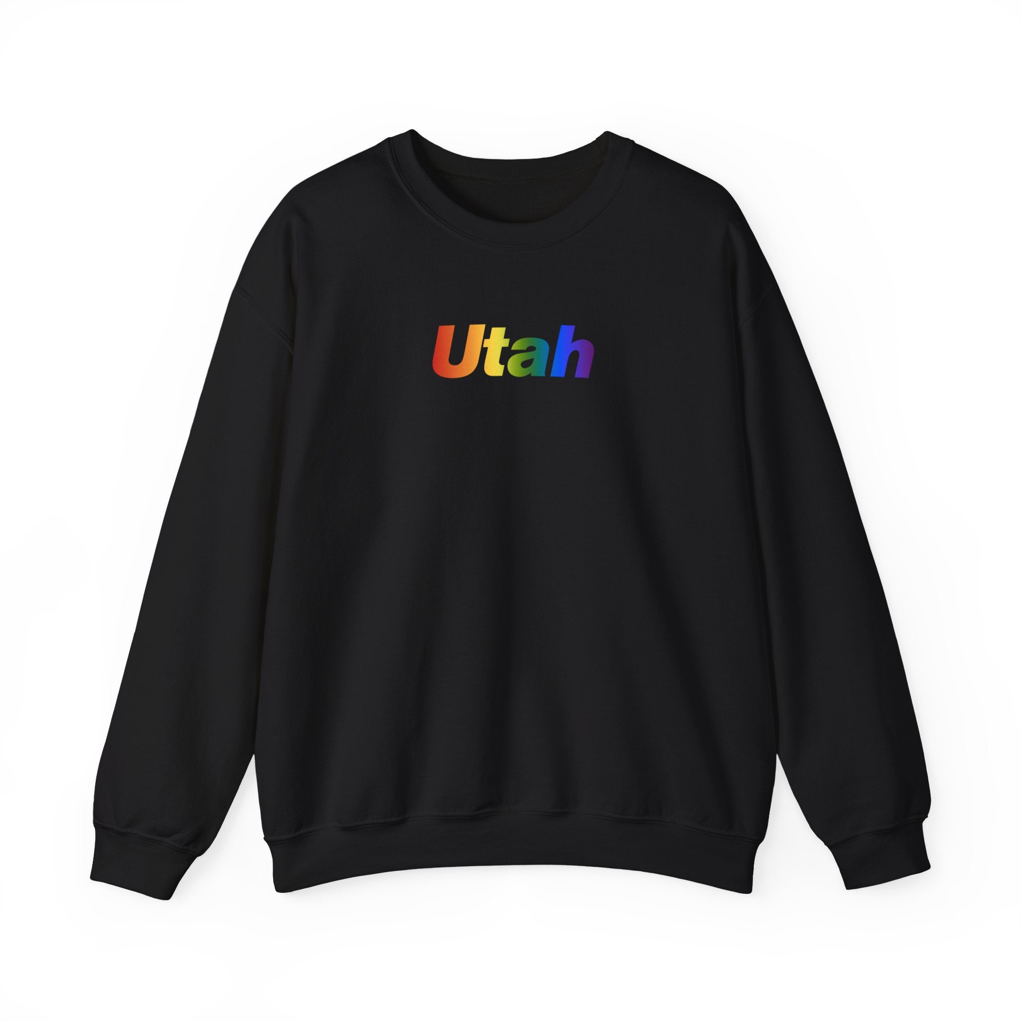 Utah Sweatshirt: Vibrant Pride Gradient Design