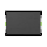 Agender Pride Flag Magnet: Wavey Rectangle Button for Fridge