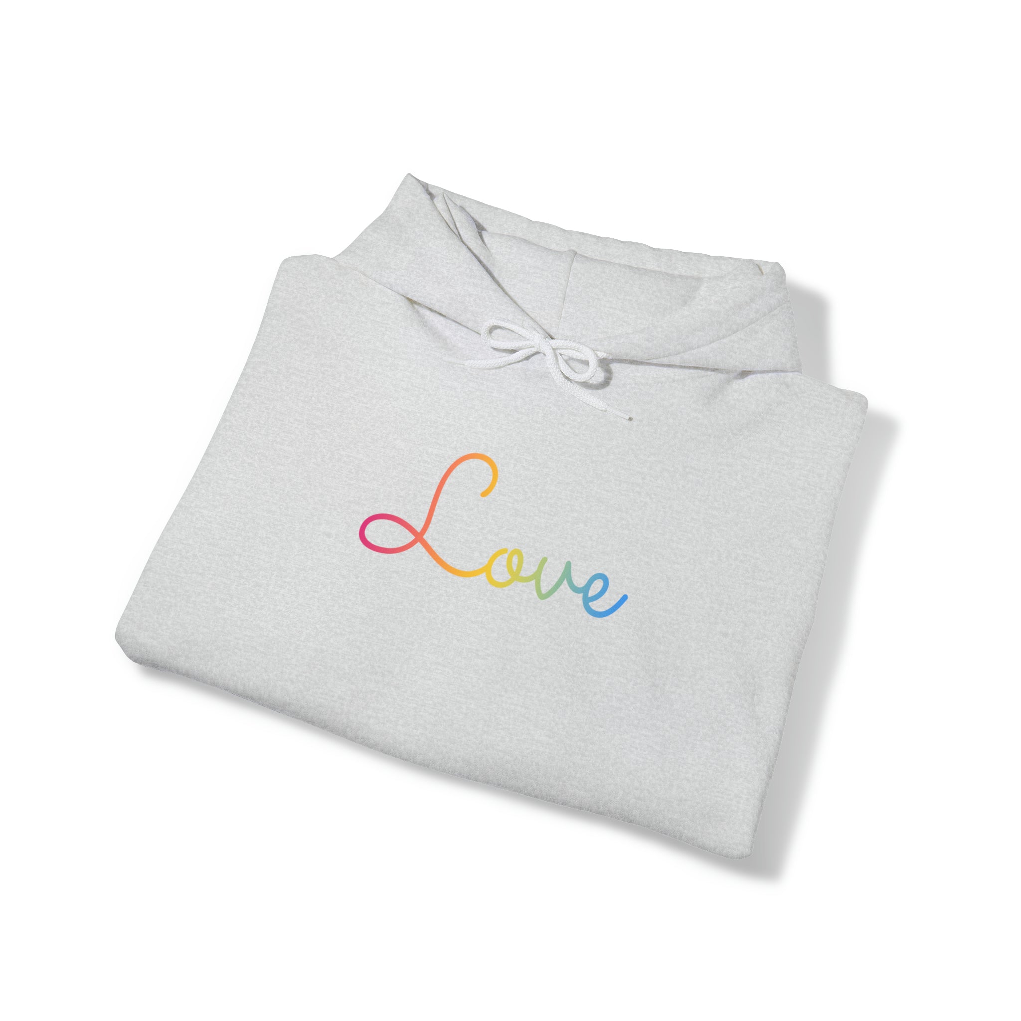Pansexual Love Script Hoodie: Subtly Elegant Pride Sweatshirt