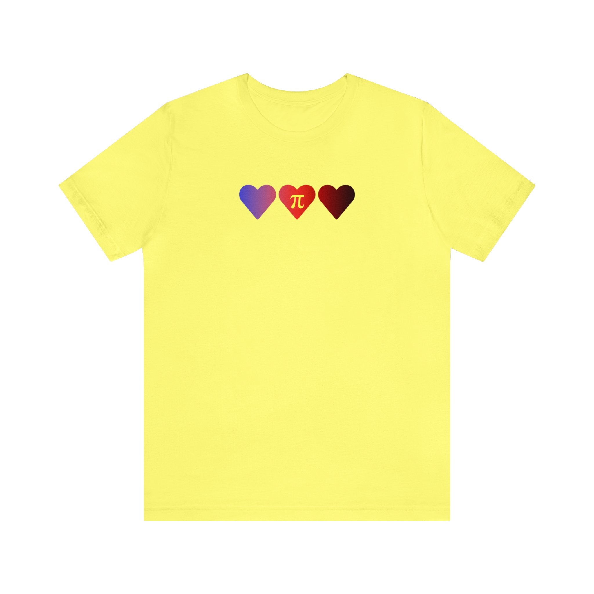 Polyamory Flag Hearts T-Shirt: Pride LGBTQ+ Gradient Design