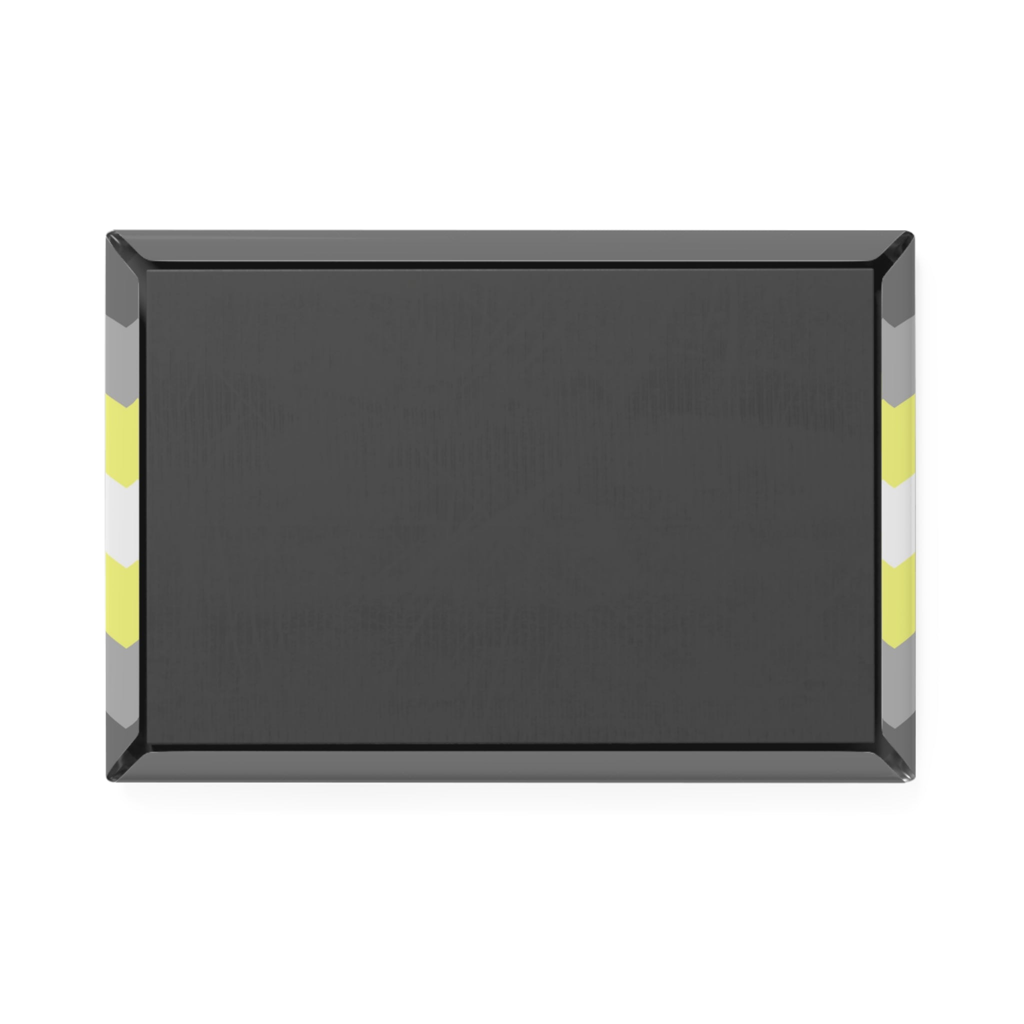 Demigender Pride Flag Magnet: Wavey Rectangle Button for Fridge