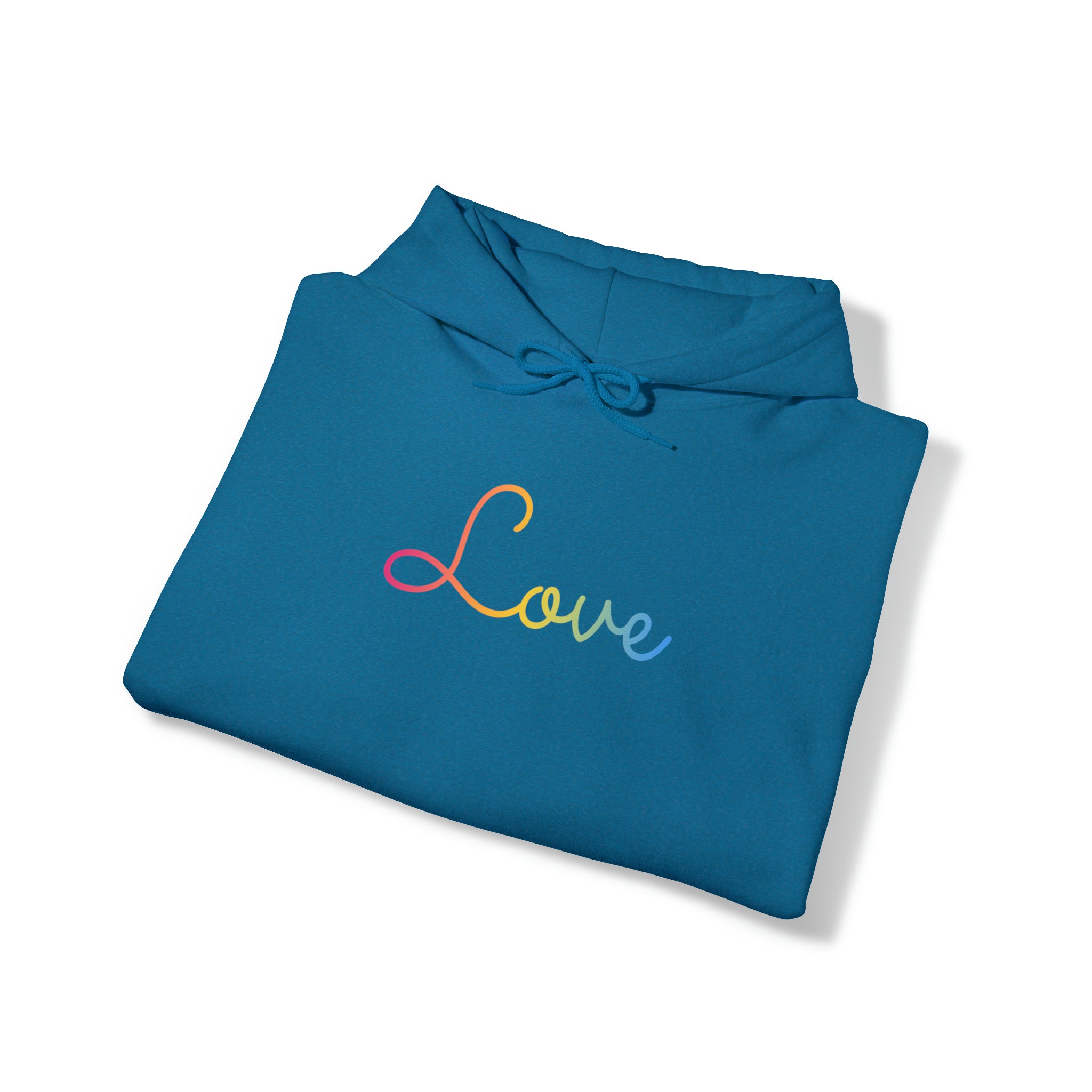Pansexual Love Script Hoodie: Subtly Elegant Pride Sweatshirt