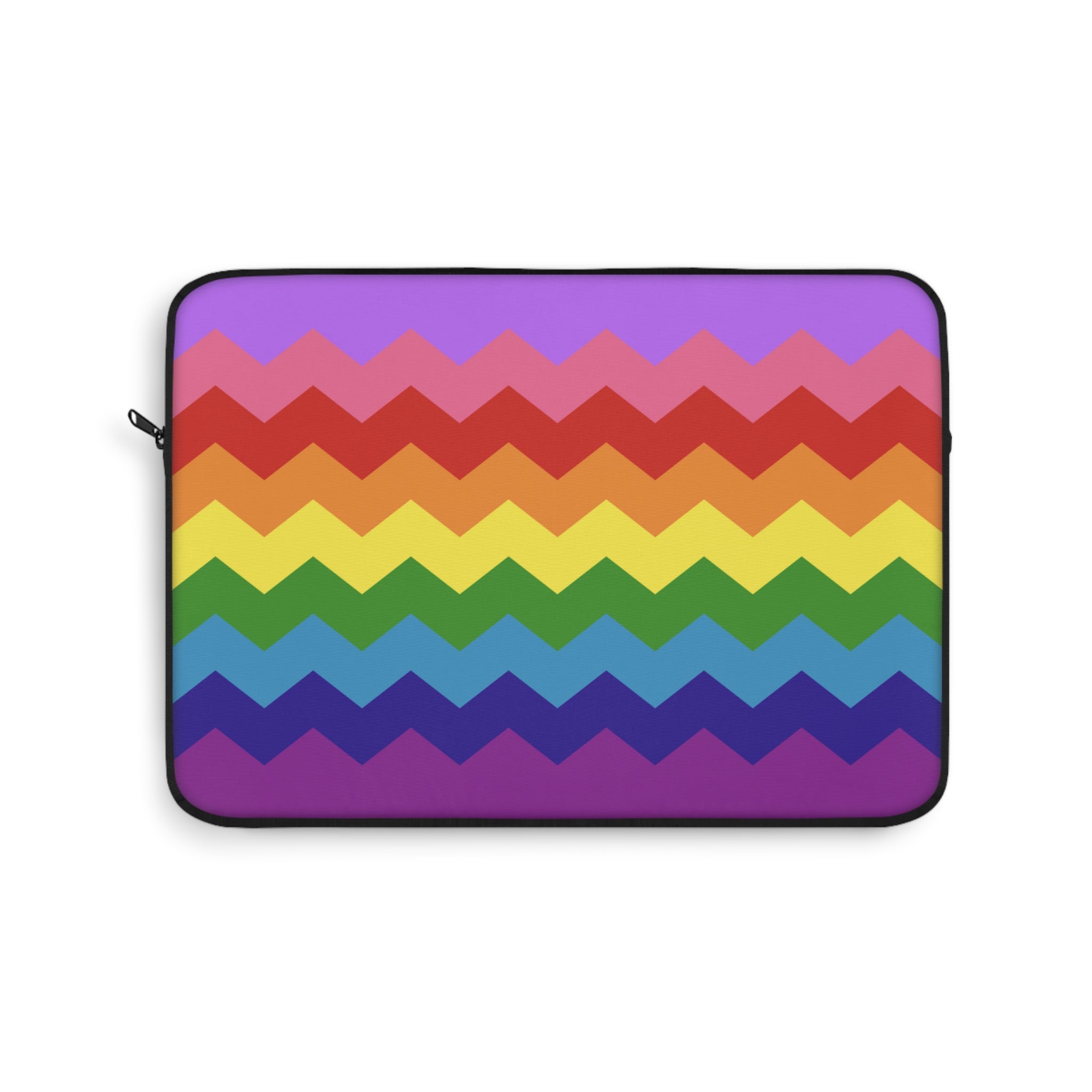 Gilbert Baker Pride Flag Laptop Sleeve: Wavey Print Protective Case