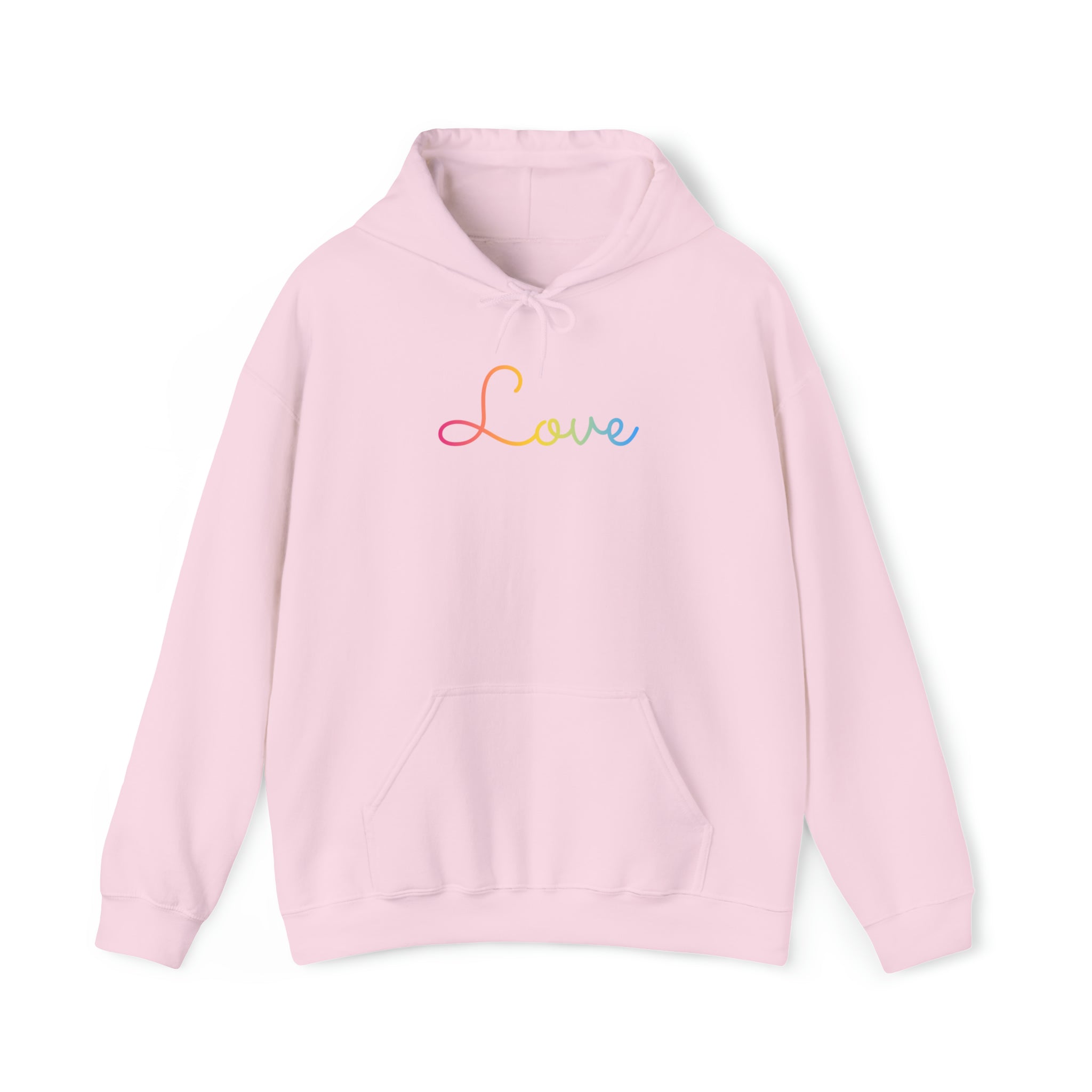 Pansexual Love Script Hoodie: Subtly Elegant Pride Sweatshirt