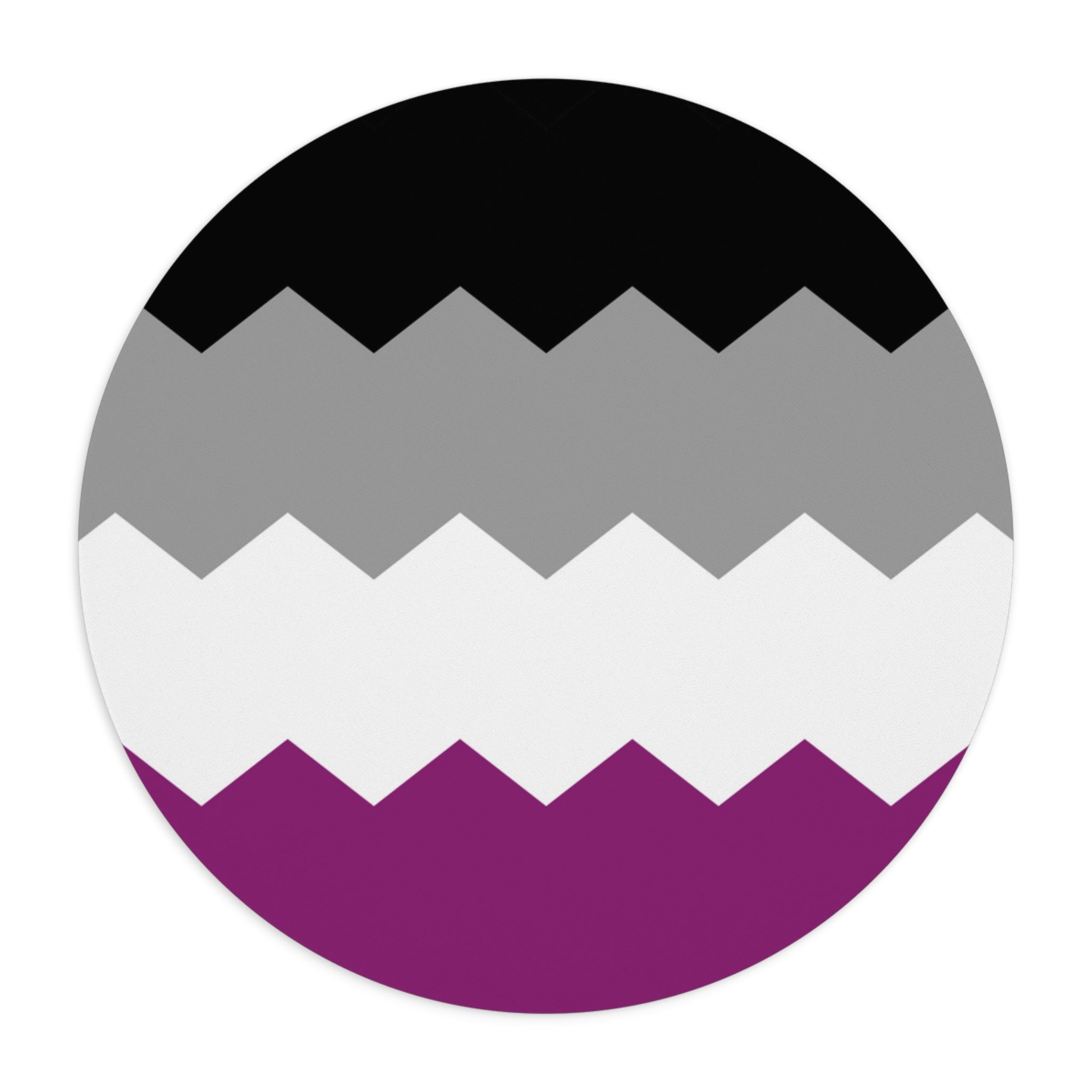 Asexual Flag Wavey Mousepad: Sharp Design for Desk