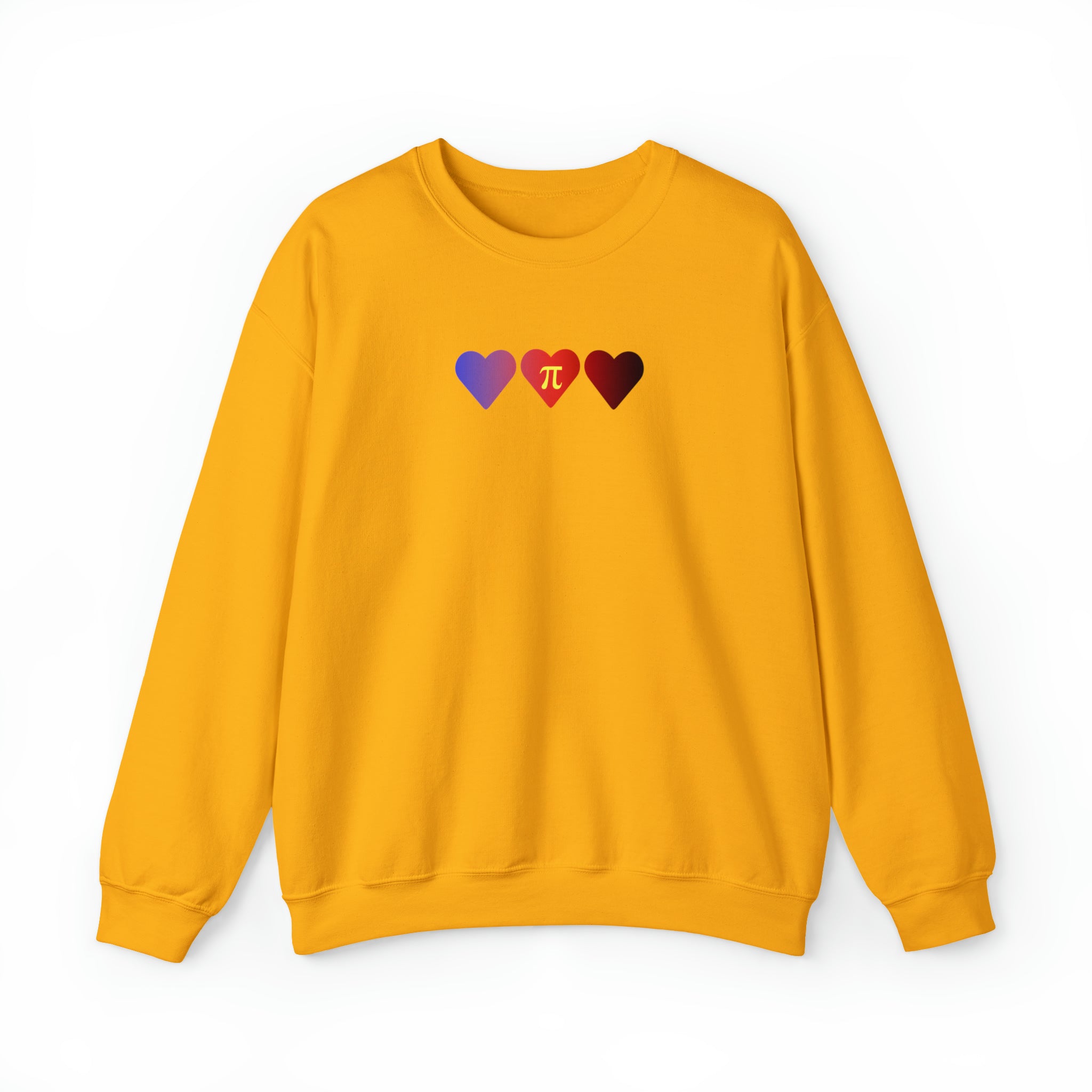 Polyamory Flag Hearts Sweatshirt: Pride LGBTQ+ Gradient Design