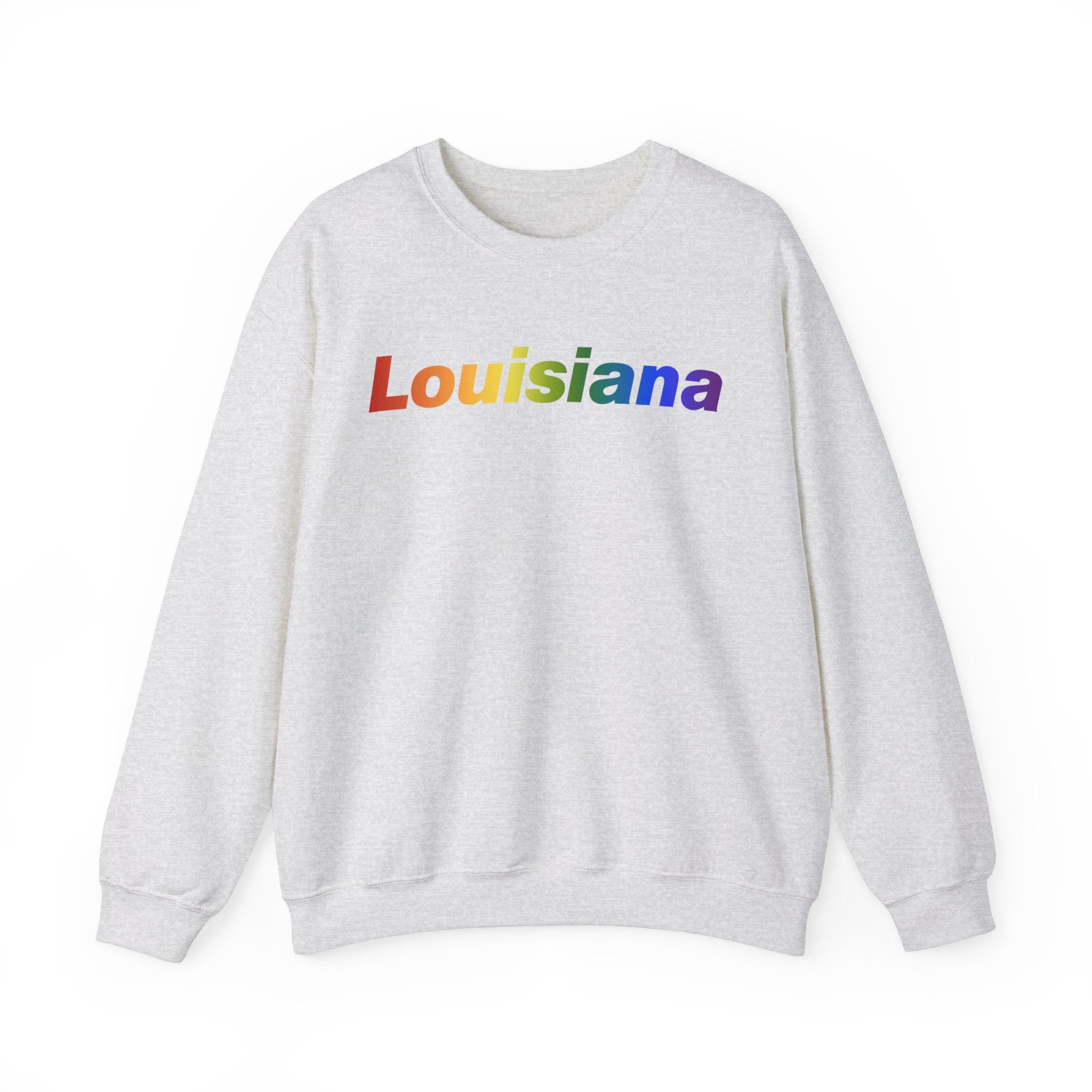 Louisiana Sweatshirt: Vibrant Pride Gradient Design