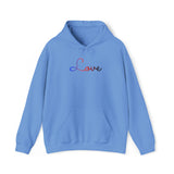Polyamory Love Script Hoodie: Subtly Elegant Pride Sweatshirt
