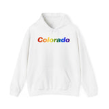 Colorado Hoodie: Vibrant Pride Gradient Design