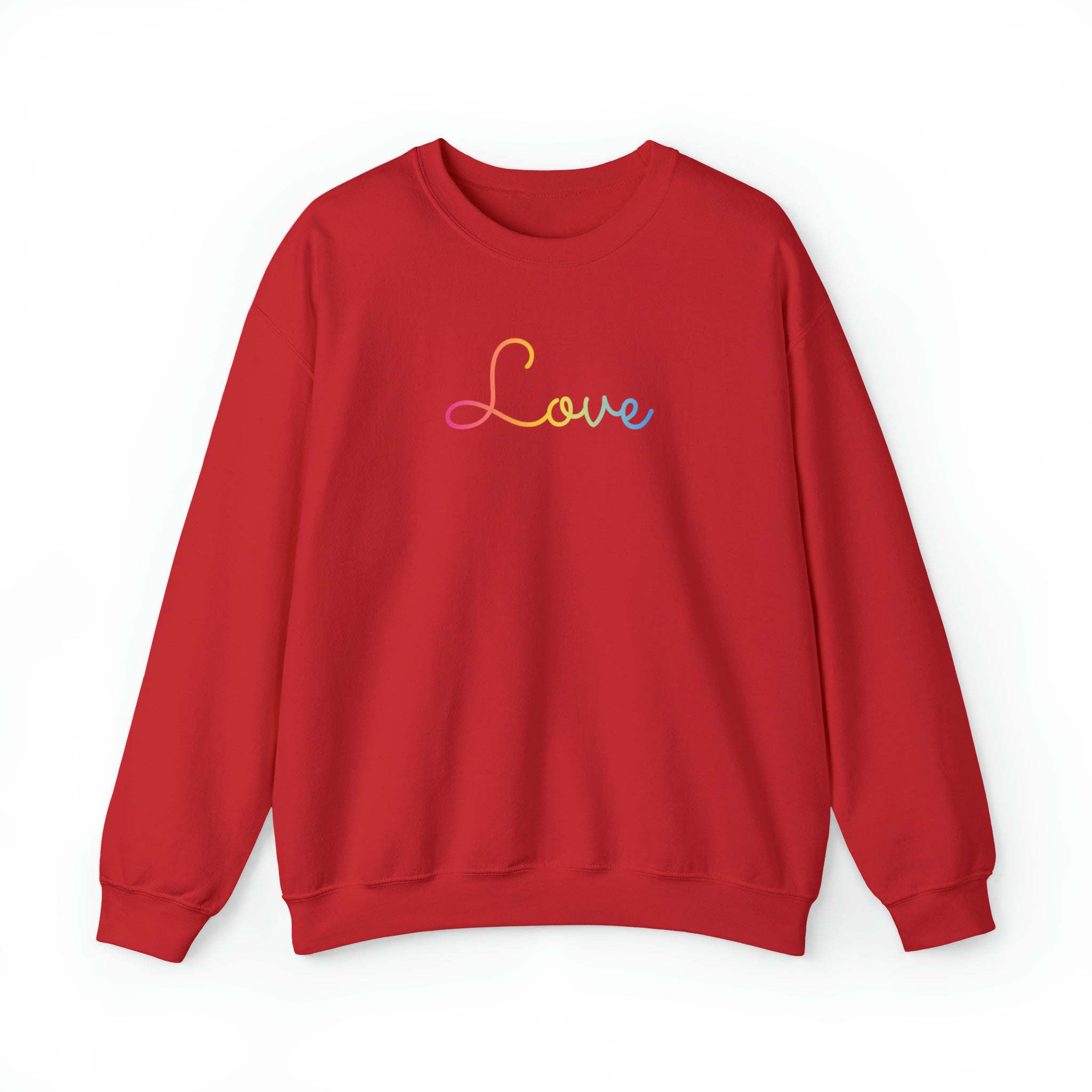 Pansexual Love Script Sweatshirt: Subtly Elegant Pride Sweater