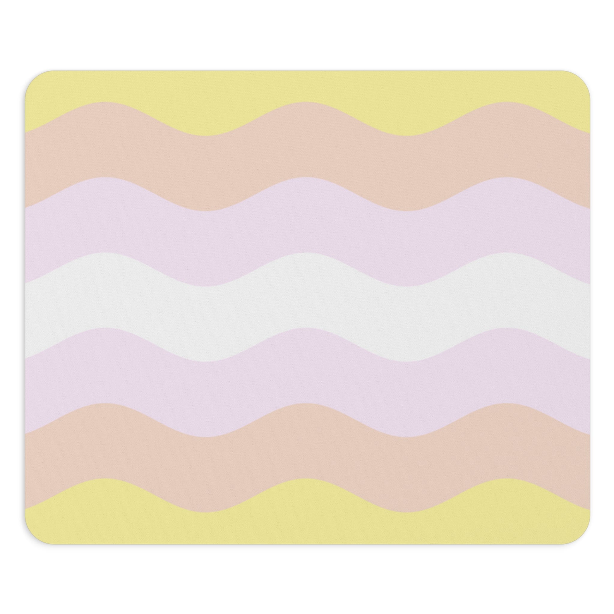 Pangender Flag Ripple Mousepad: Wavey Design for Desk