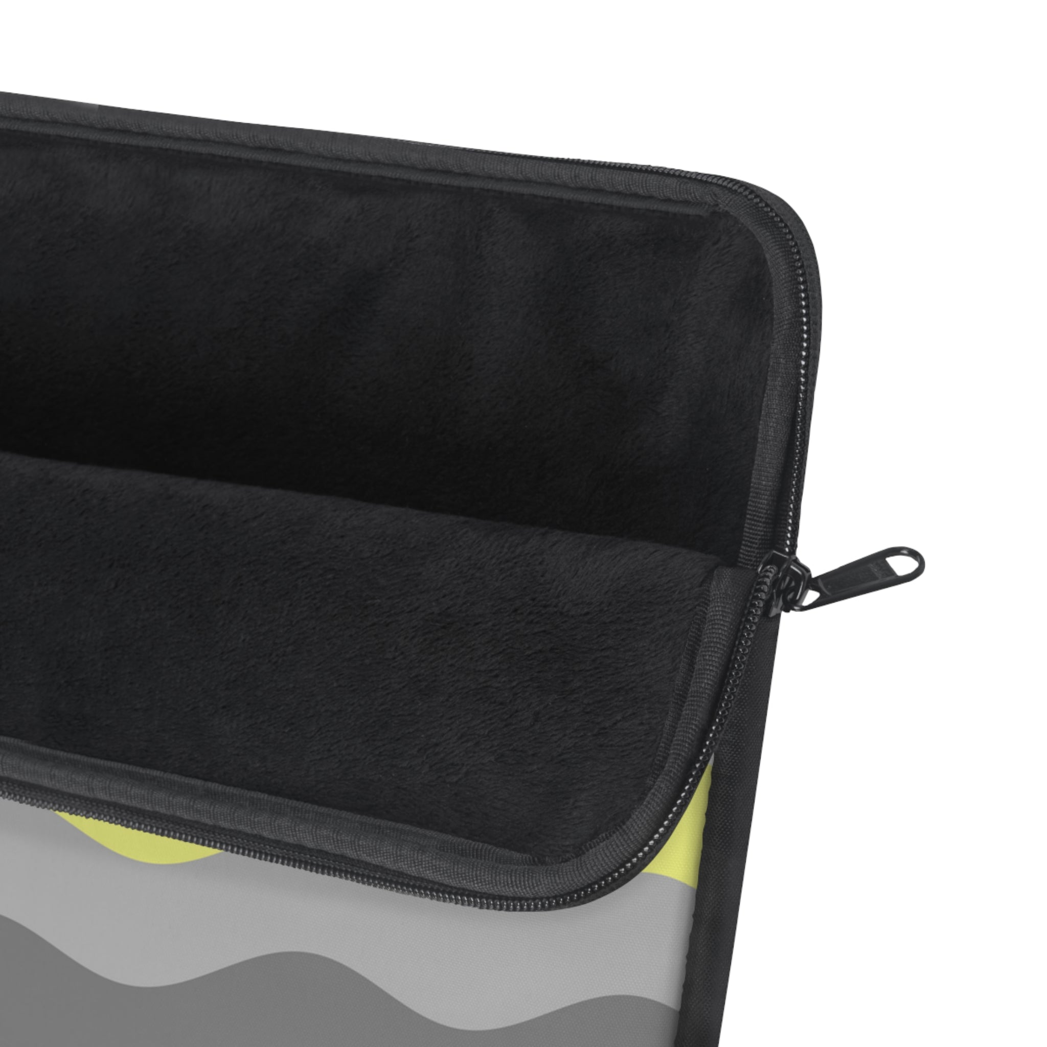 Demigender Pride Flag Laptop Sleeve: Ripple Print Protective Case
