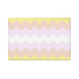 Pangender Pride Flag Magnet: Wavey Rectangle Button for Fridge