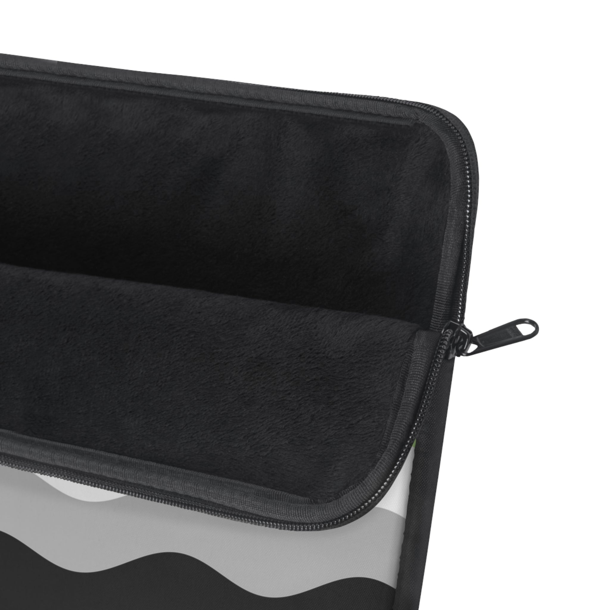 Agender Pride Flag Laptop Sleeve: Ripple Print Protective Case