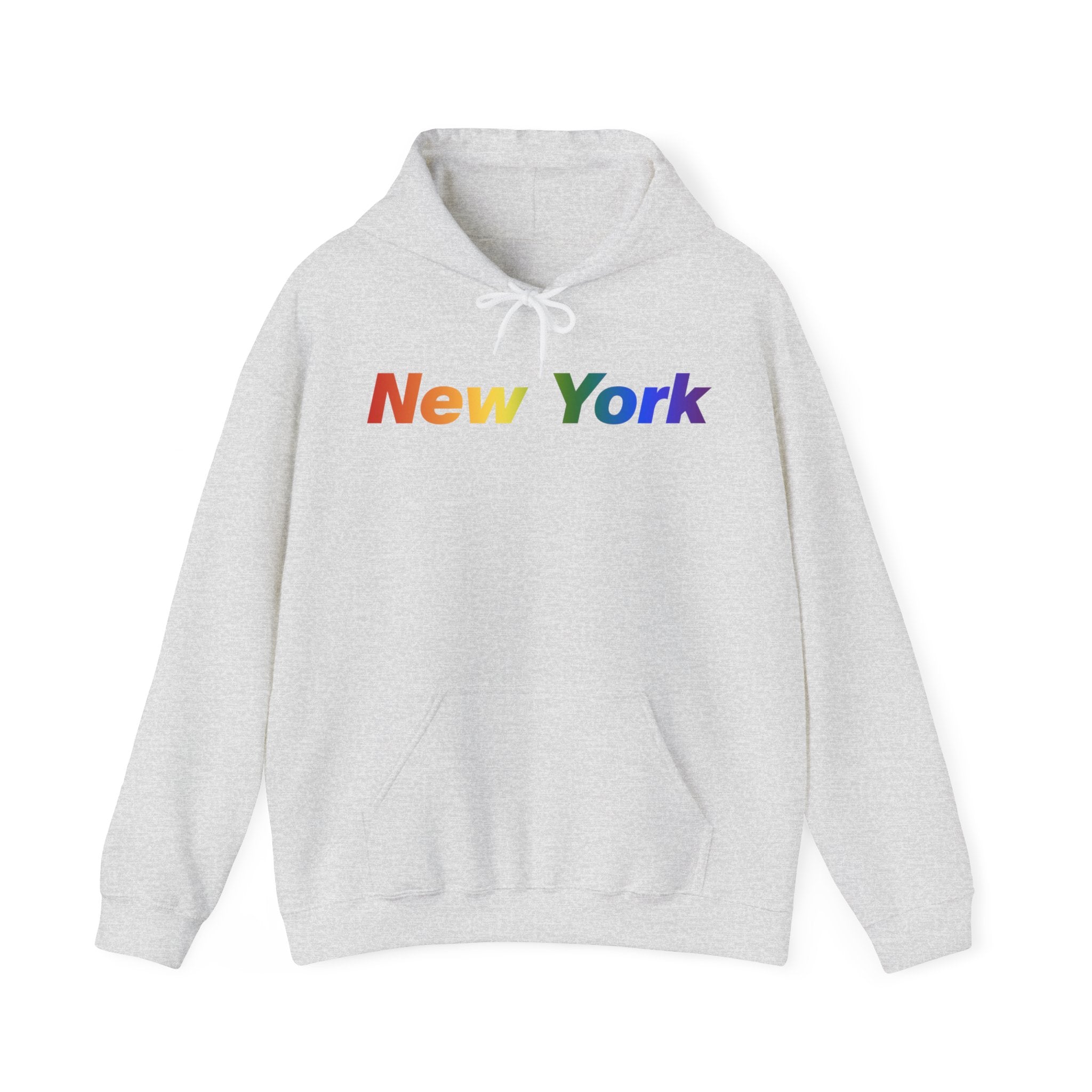 New York Hoodie: Vibrant Pride Gradient Design