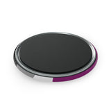 Asexual Pride Flag Magnet: Wavey Round Button for Fridge