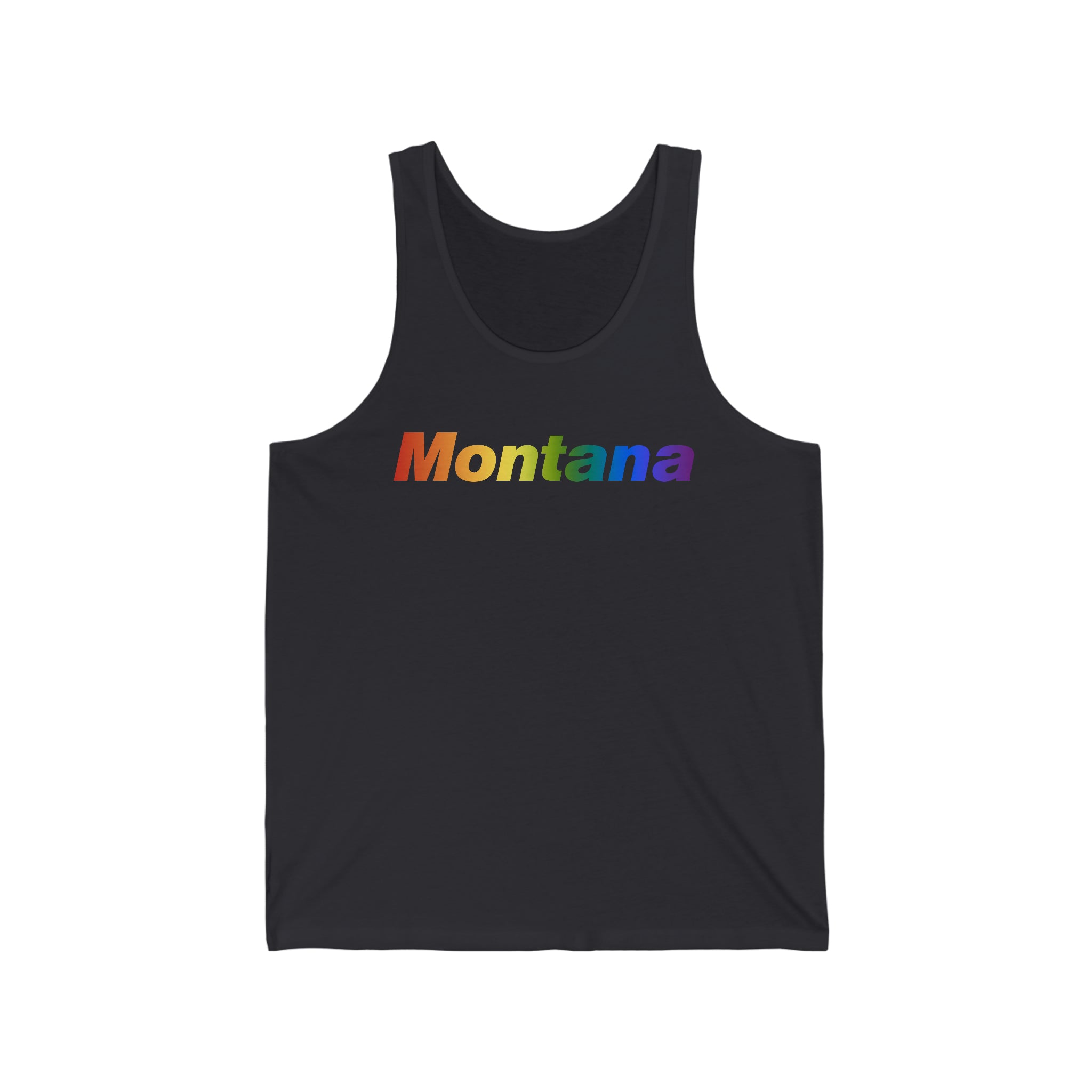 Montana Tank-Top: Vibrant Pride Gradient Design
