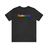Nunavut Pride Gradient T-Shirt: LGBTQ+ Designed Tee