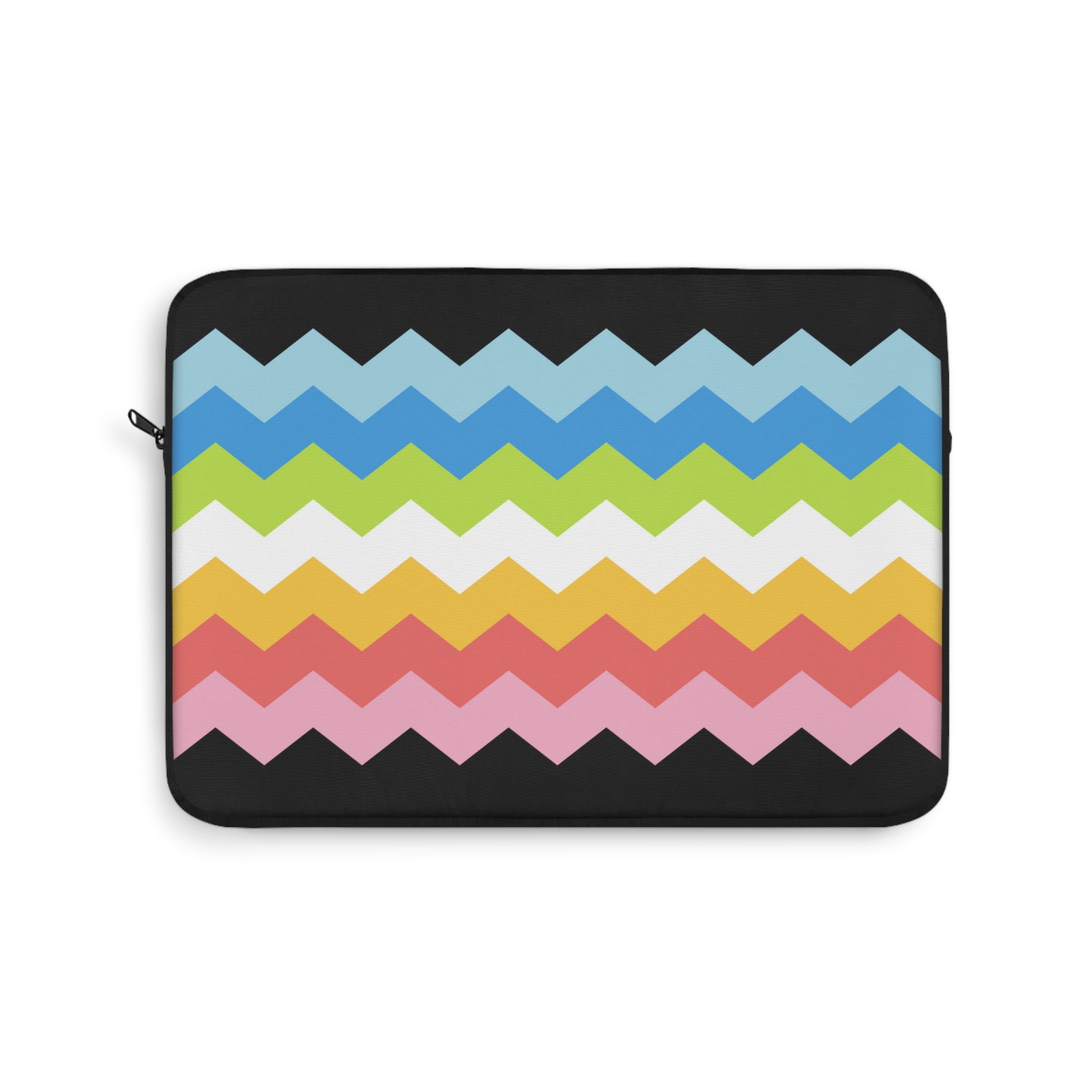 Queer Pride Flag Laptop Sleeve: Wavey Print Protective Case