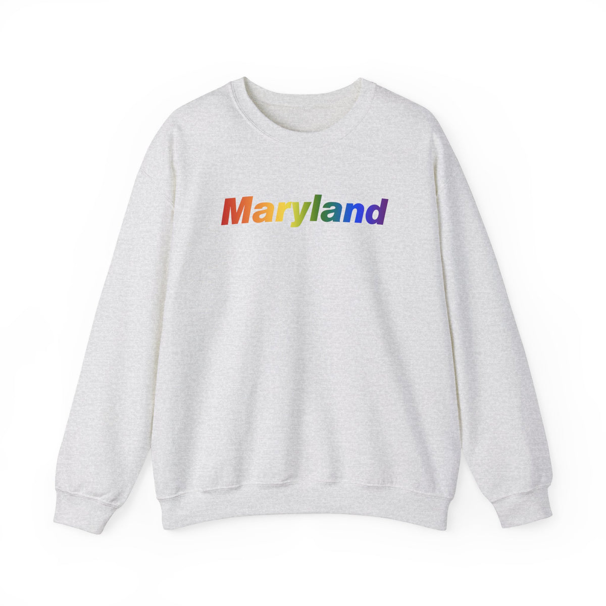 Maryland Sweatshirt: Vibrant Pride Gradient Design