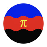 Polyamory Flag Ripple Mousepad: Wavey Design for Desk