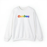 Quebec Pride Gradient Sweater: LGBTQ+ Designed Sweatshirt