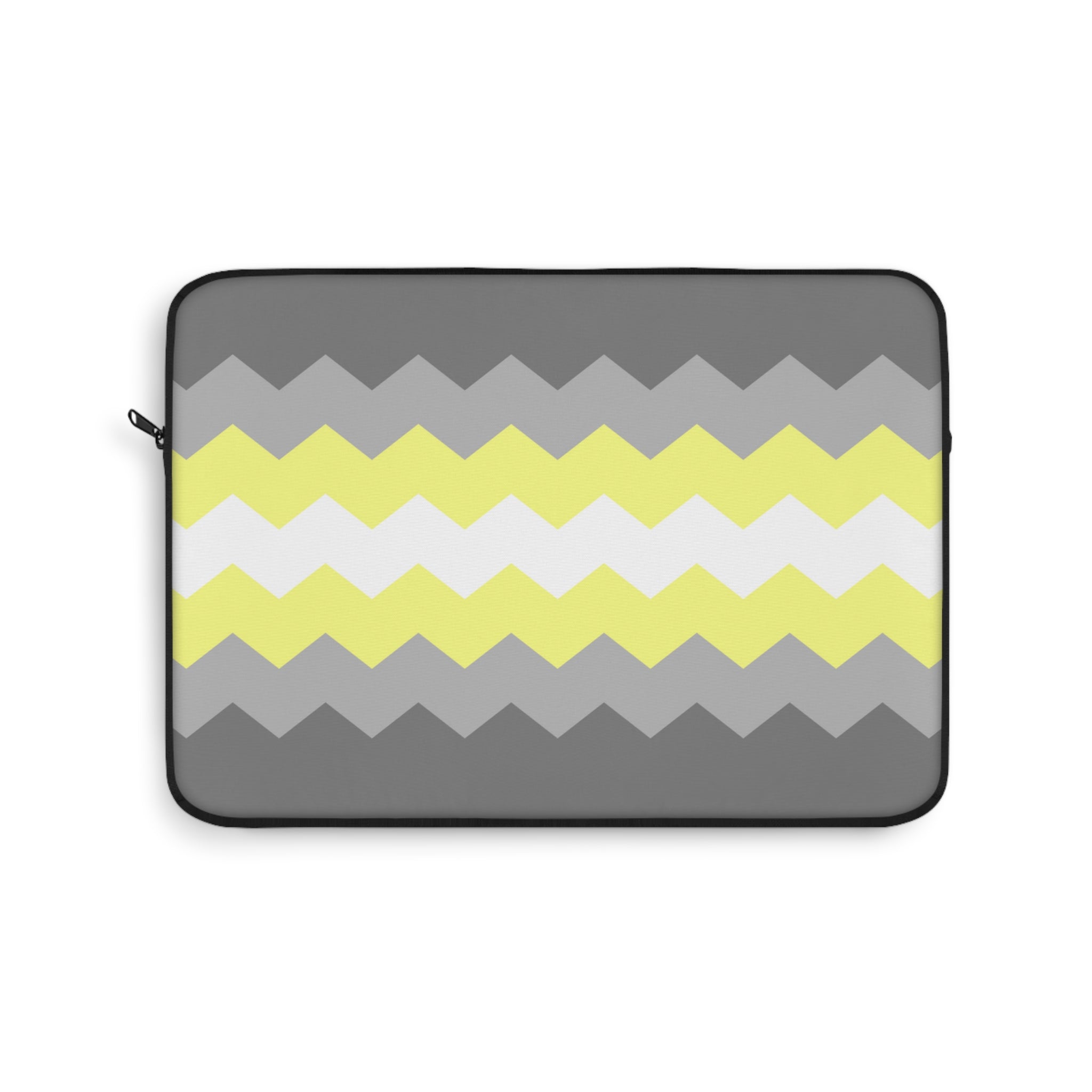 Demigender Pride Flag Laptop Sleeve: Wavey Print Protective Case