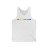 North Dakota is Gay Pride Tank-Top: LGBTQ+ Flag Gradient Tank