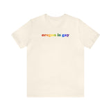 Oregon is Gay Pride T-Shirt: LGBTQ+ Flag Gradient Tee