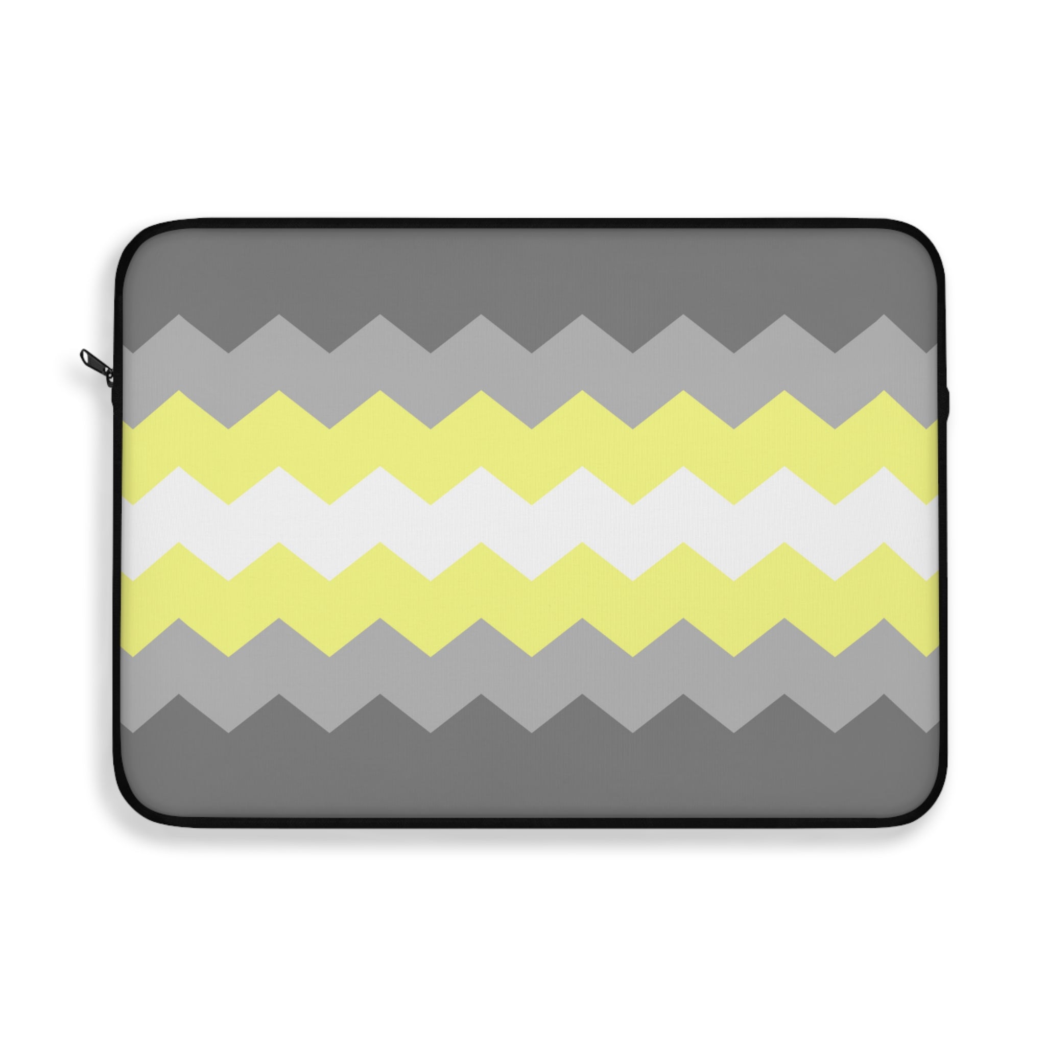 Demigender Pride Flag Laptop Sleeve: Wavey Print Protective Case