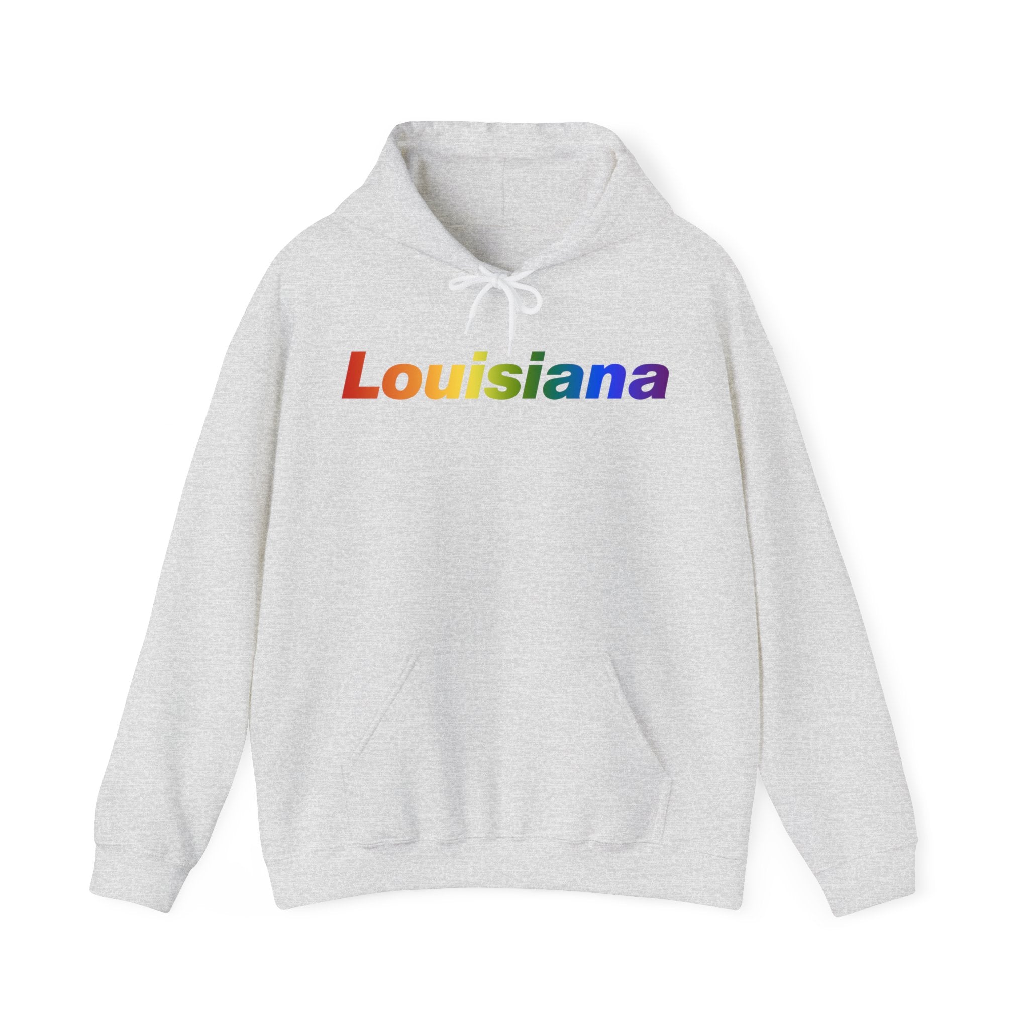 Louisiana Hoodie: Vibrant Pride Gradient Design